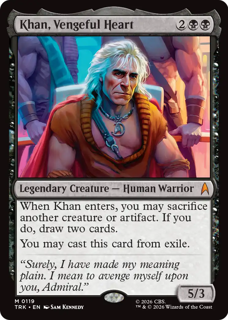 Khan, Vengeful Heart [Star Trek] | Card Citadel