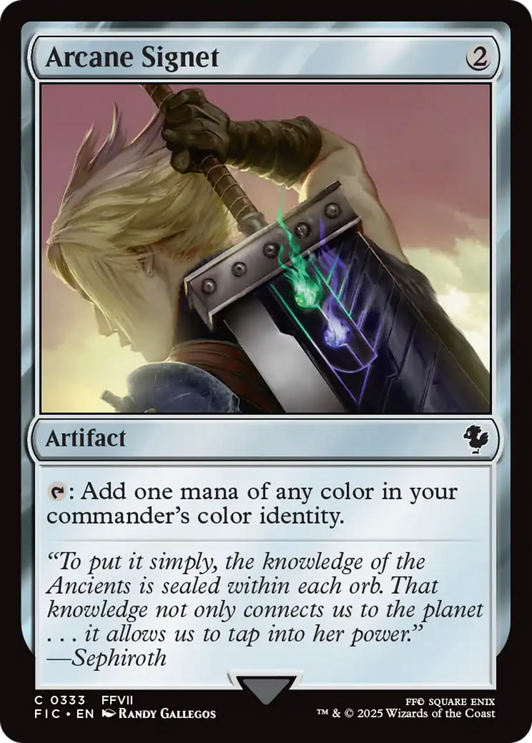 Arcane Signet (0333) [FINAL FANTASY Commander] | Card Citadel