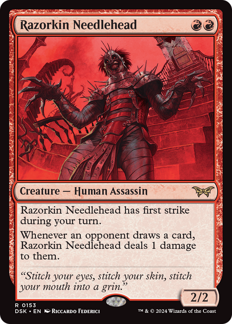 Razorkin Needlehead [Duskmourn: House of Horror] | Card Citadel