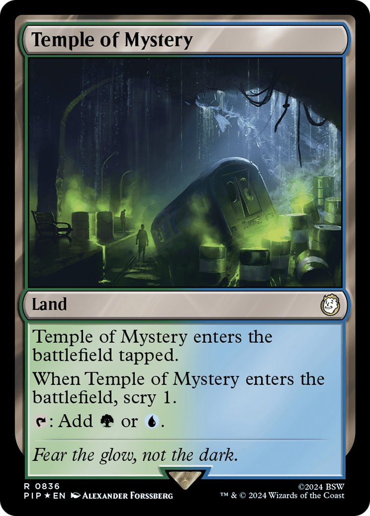 Temple of Mystery (Surge Foil) [Fallout] | Card Citadel