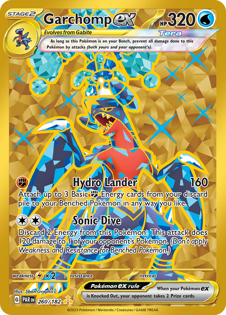 Garchomp ex (260/182) [Scarlet & Violet: Paradox Rift] | Card Citadel