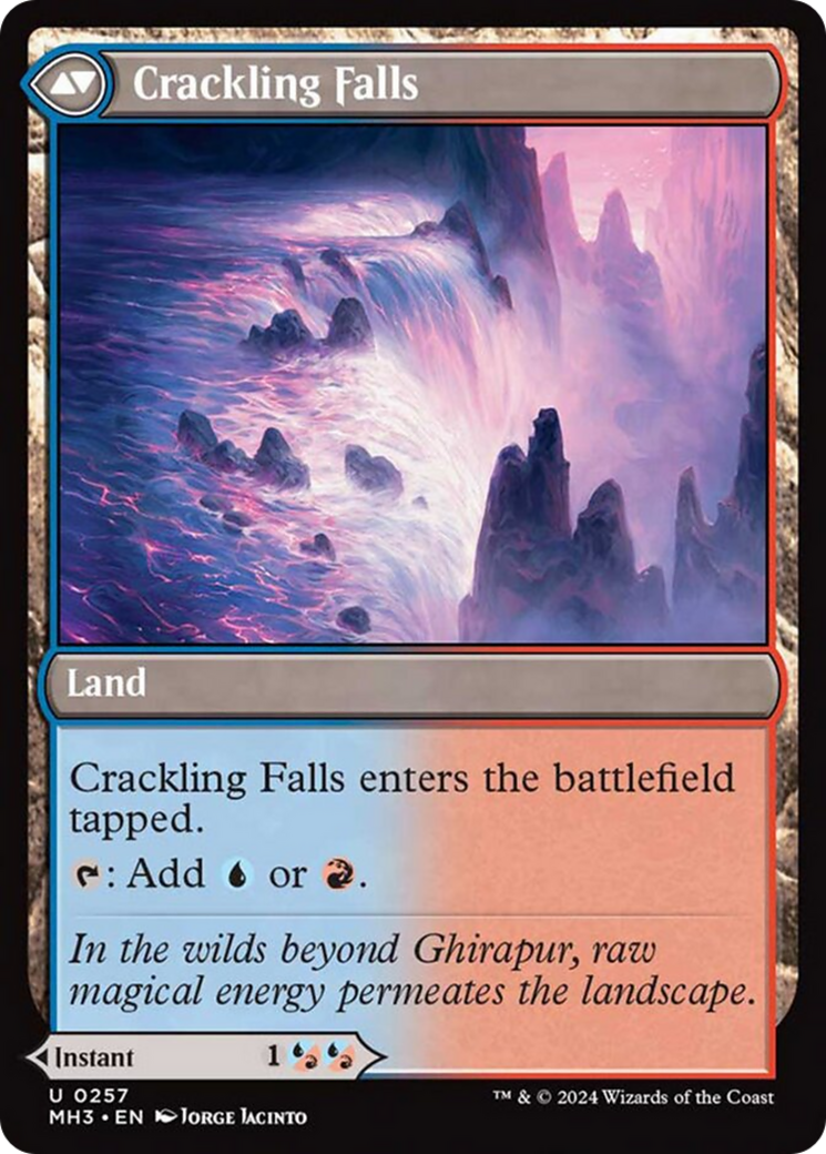 Rush of Inspiration // Crackling Falls [Modern Horizons 3] | Card Citadel