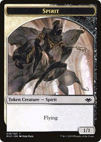 Spirit // Golem Double-Sided Token [Modern Horizons Tokens] | Card Citadel