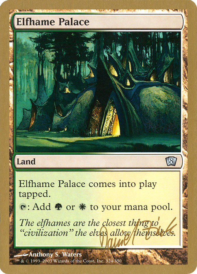 Elfhame Palace (Daniel Zink) [World Championship Decks 2003] | Card Citadel