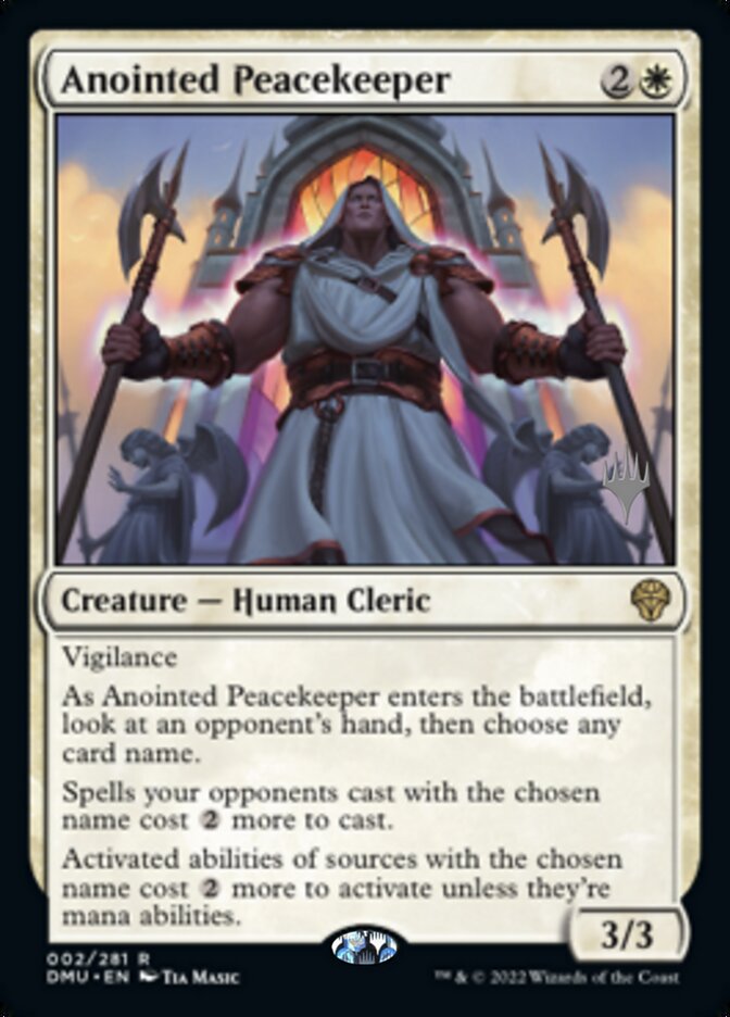 Anointed Peacekeeper (Promo Pack) [Dominaria United Promos] | Card Citadel