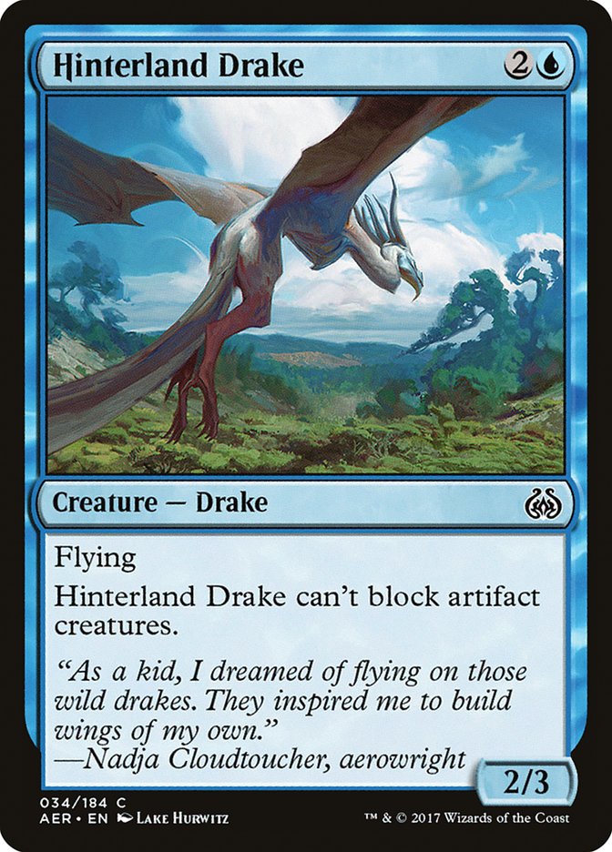 Hinterland Drake [Aether Revolt] | Card Citadel