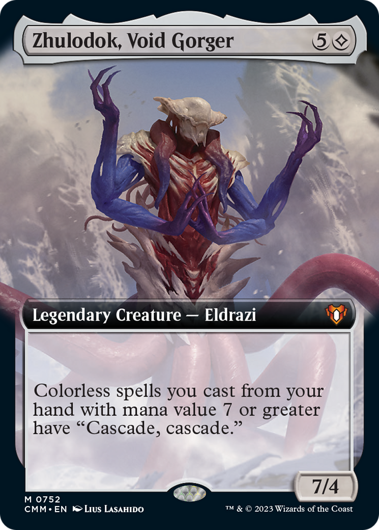 Zhulodok, Void Gorger (Extended Art) [Commander Masters] | Card Citadel