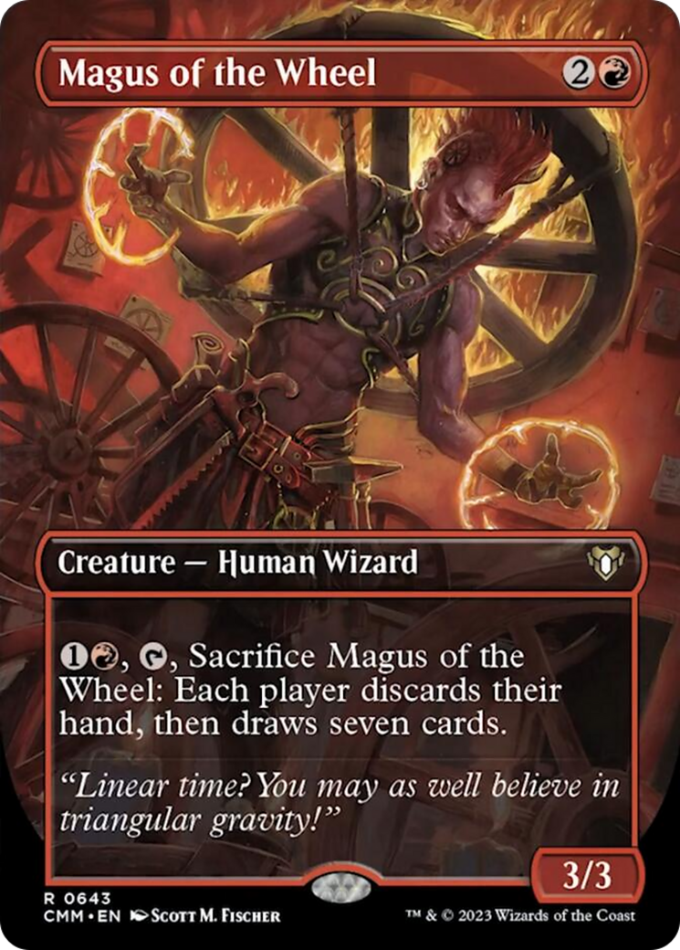 Magus of the Wheel (Borderless Alternate Art) [Commander Masters] | Card Citadel