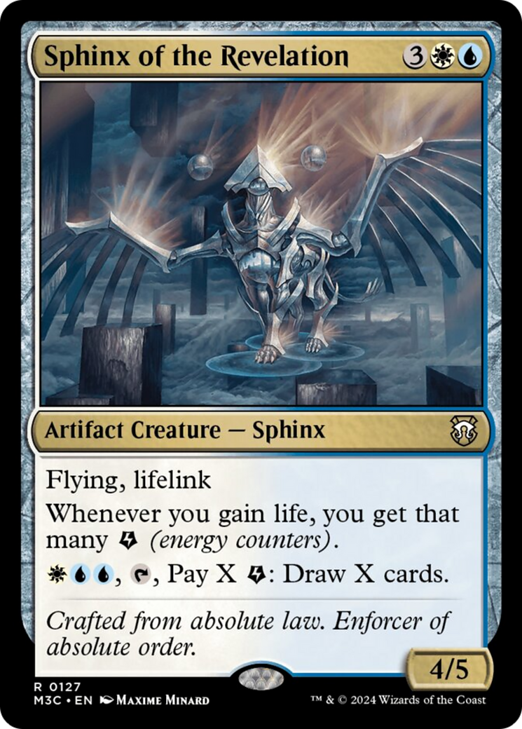 Sphinx of the Revelation (Ripple Foil) [Modern Horizons 3 Commander] | Card Citadel