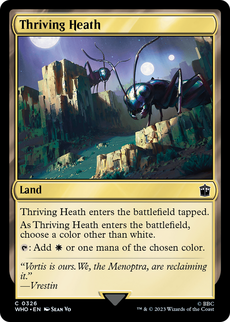 Thriving Heath [Doctor Who] | Card Citadel