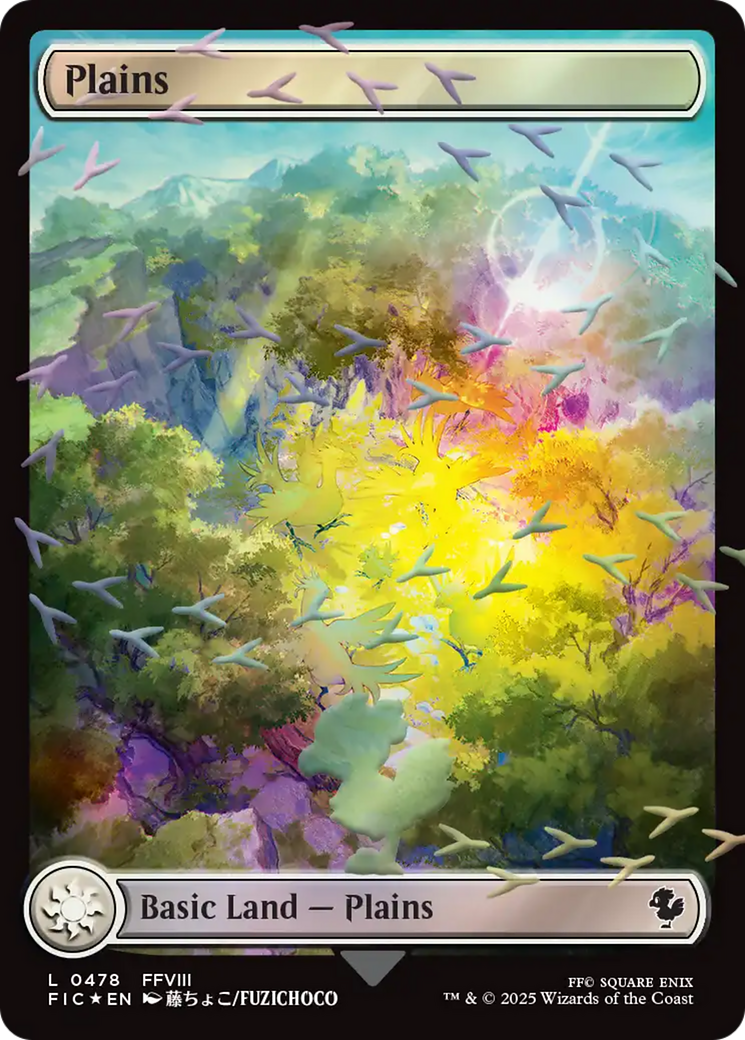 Plains (Chocobo Track Foil) [FINAL FANTASY Commander] | Card Citadel