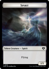 Spirit (0010) // Construct (0041) Double-Sided Token [Commander Masters Tokens] | Card Citadel