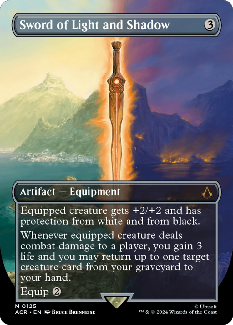 Sword of Light and Shadow (Borderless) [Assassin's Creed] | Card Citadel