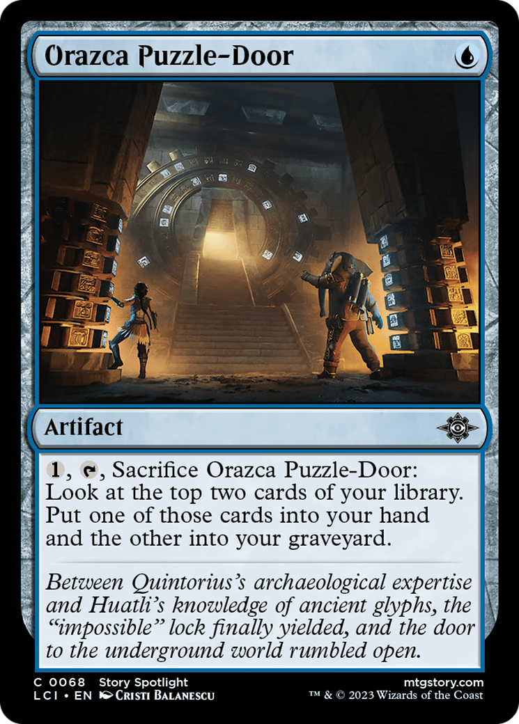 Orazca Puzzle-Door [The Lost Caverns of Ixalan] | Card Citadel