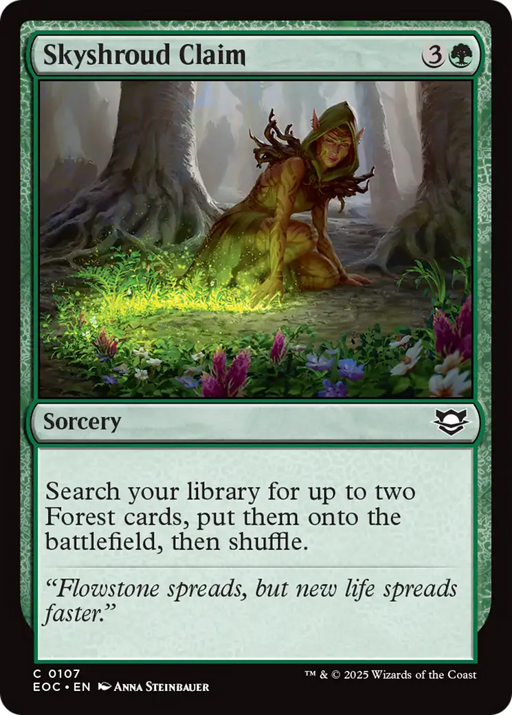 Skyshroud Claim [Edge of Eternities Commander] | Card Citadel