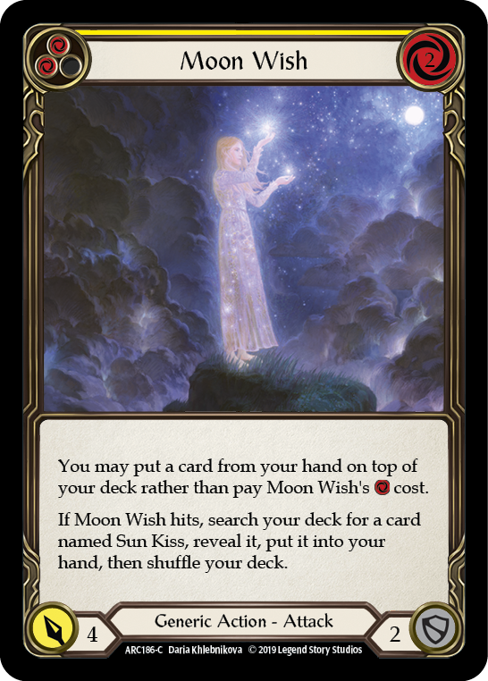 Moon Wish (Yellow) [ARC186-C] (Arcane Rising)  1st Edition Normal | Card Citadel