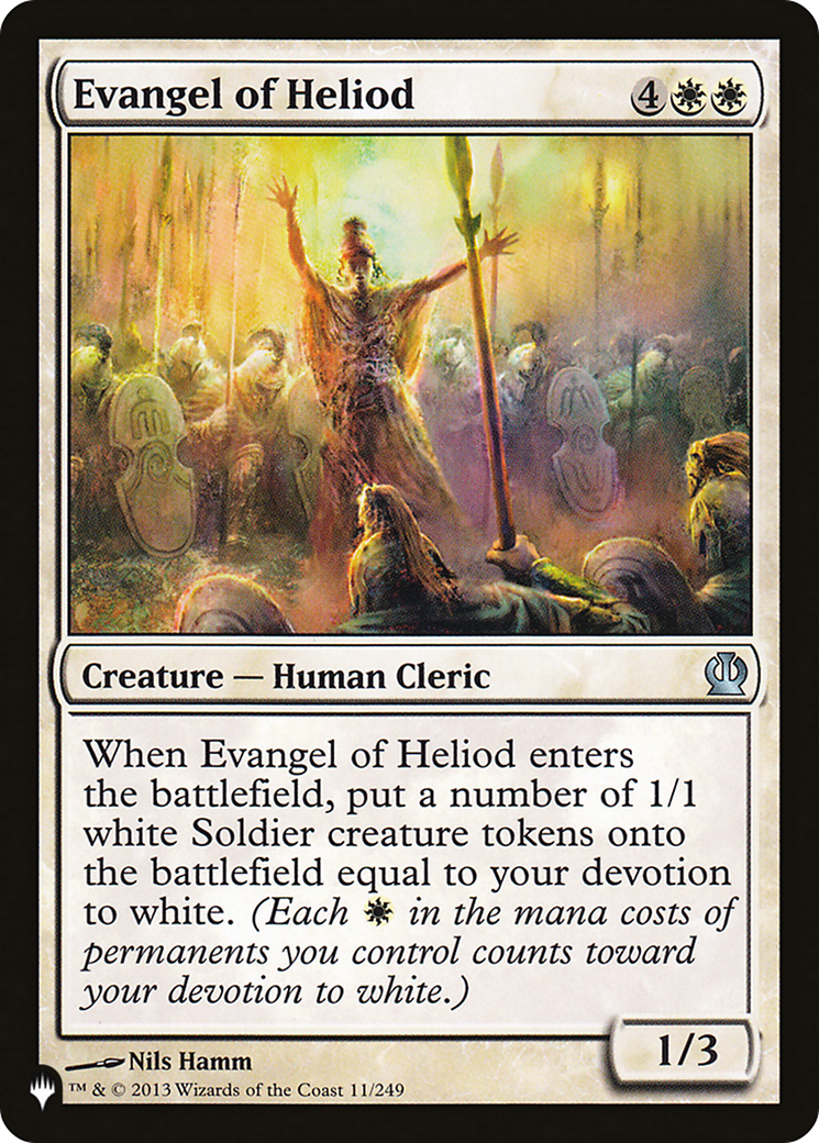 Evangel of Heliod [The List Reprints] | Card Citadel