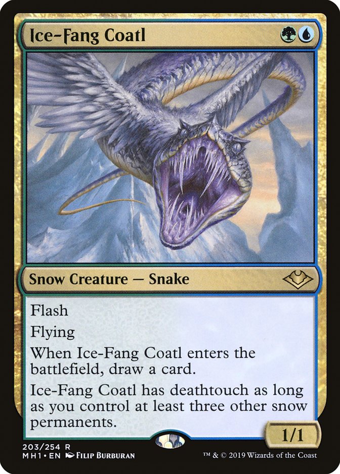 Ice-Fang Coatl [Modern Horizons] | Card Citadel