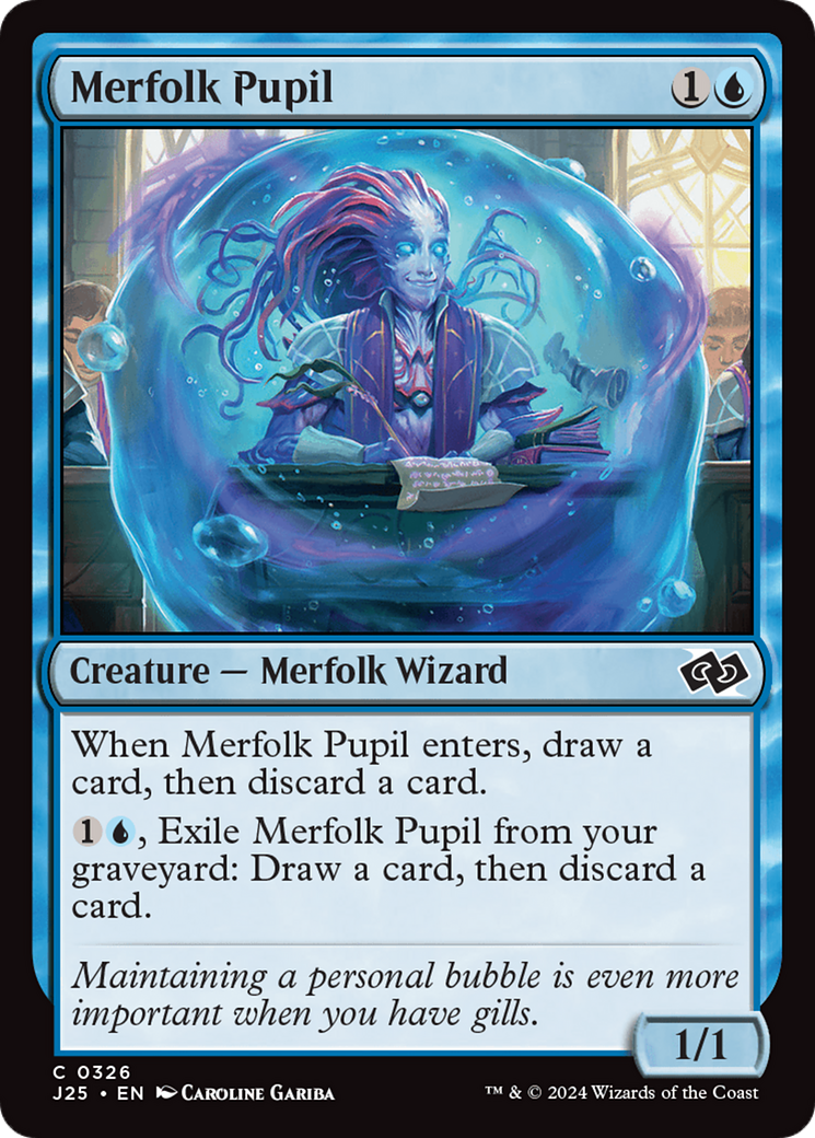 Merfolk Pupil [Foundations Jumpstart] | Card Citadel