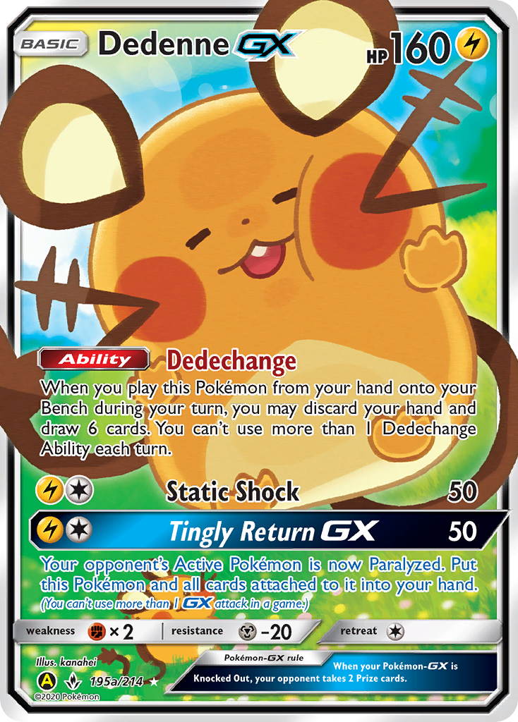 Dedenne GX (195a/214) [Alternate Art Promos] | Card Citadel