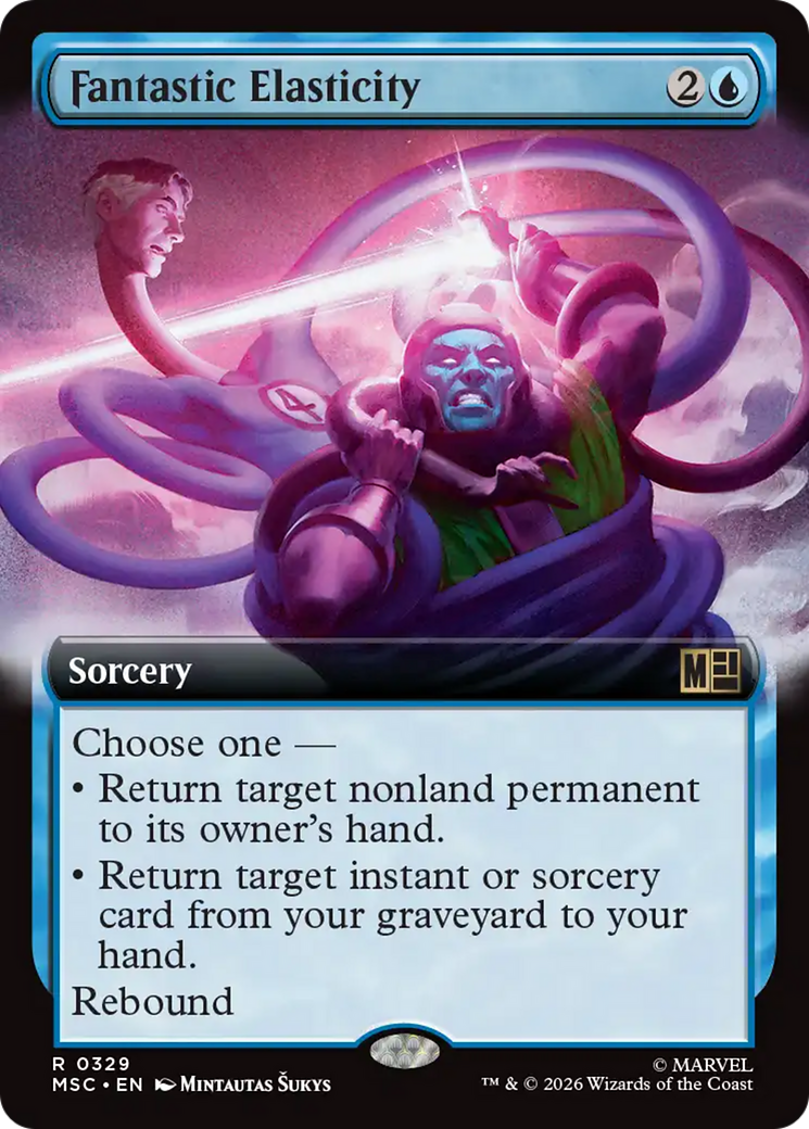 Fantastic Elasticity (Extended Art) [Marvel Super Heroes Commander] | Card Citadel