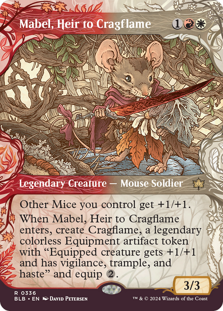 Mabel, Heir to Cragflame (Showcase) [Bloomburrow] | Card Citadel