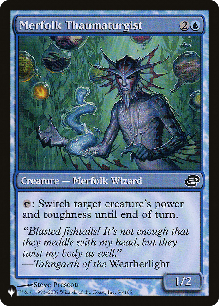 Merfolk Thaumaturgist [The List Reprints] | Card Citadel