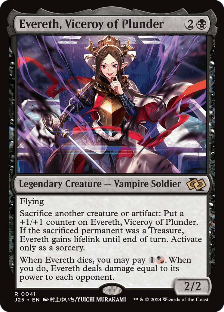 Evereth, Viceroy of Plunder (Anime) [Foundations Jumpstart] | Card Citadel