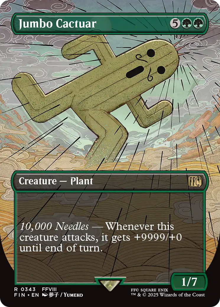 Jumbo Cactuar (Borderless) [FINAL FANTASY] | Card Citadel