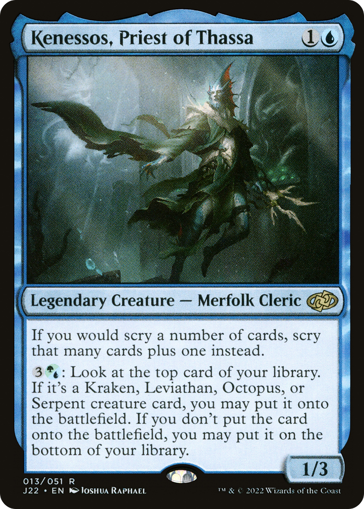 Kenessos, Priest of Thassa [Jumpstart 2022] | Card Citadel