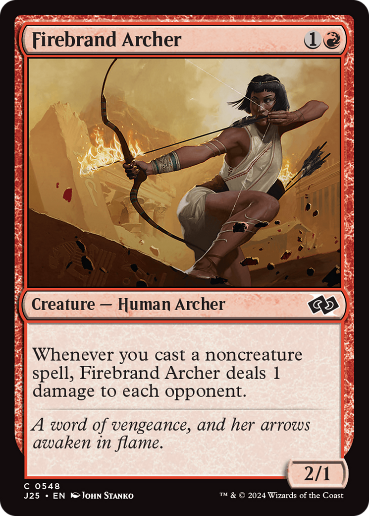 Firebrand Archer [Foundations Jumpstart] | Card Citadel