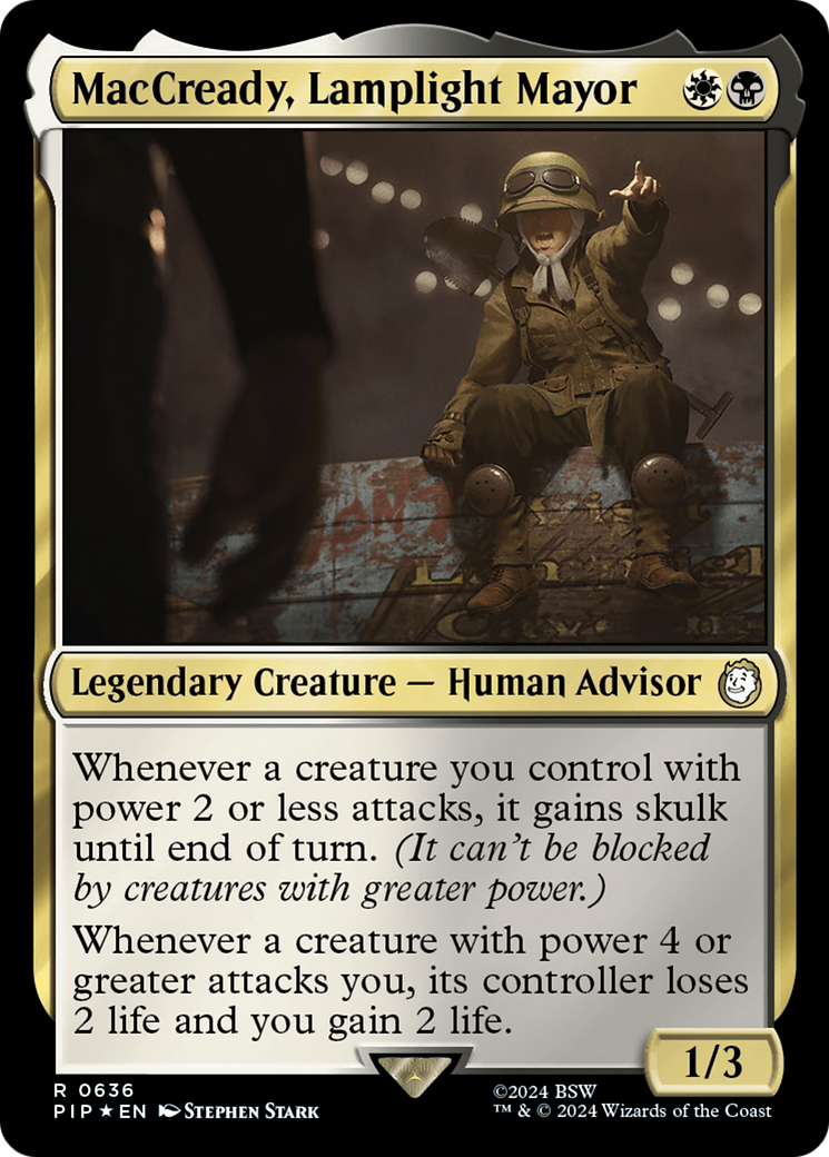 MacCready, Lamplight Mayor (Surge Foil) [Fallout] | Card Citadel