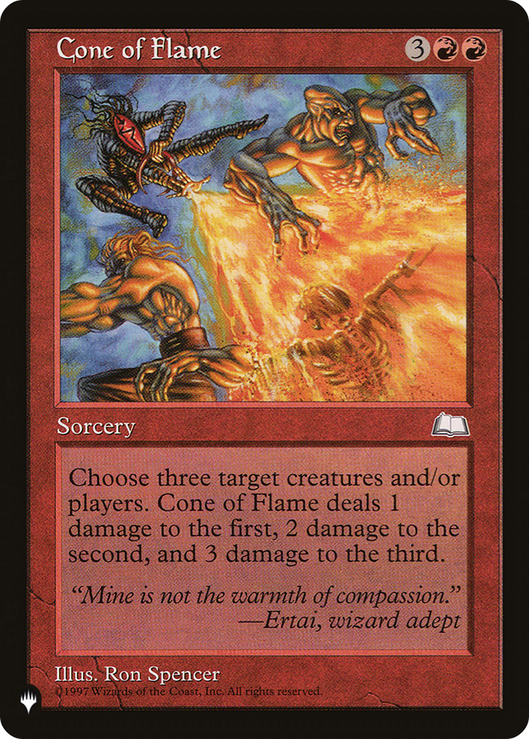 Cone of Flame [The List Reprints] | Card Citadel