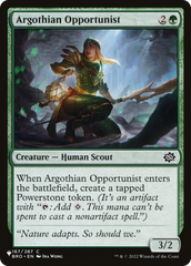 Argothian Opportunist [The List Reprints] | Card Citadel