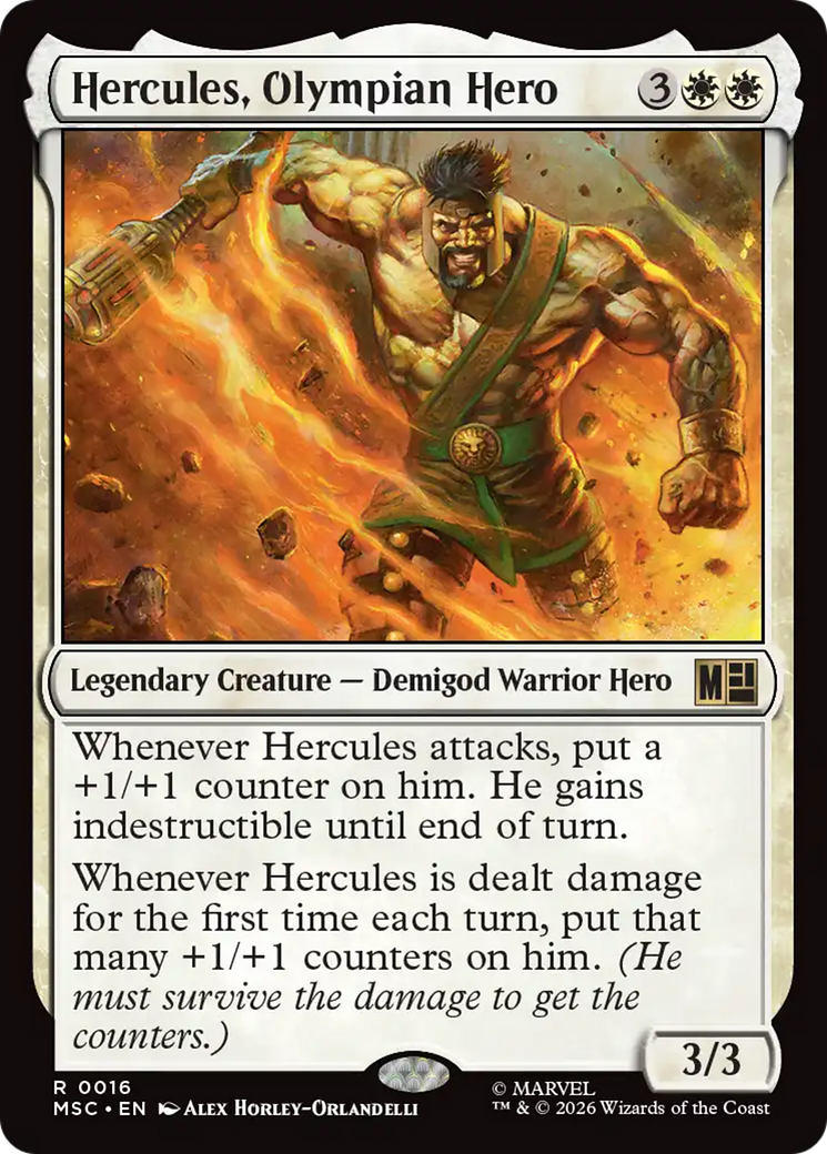 Hercules, Olympian Hero [Marvel Super Heroes Commander] | Card Citadel