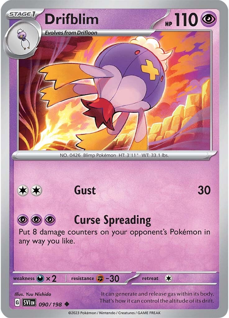 Drifblim (090/198) [Scarlet & Violet: Base Set] | Card Citadel