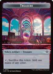 Elemental (0003) // Treasure Double-Sided Token [Secrets of Strixhaven Tokens] | Card Citadel