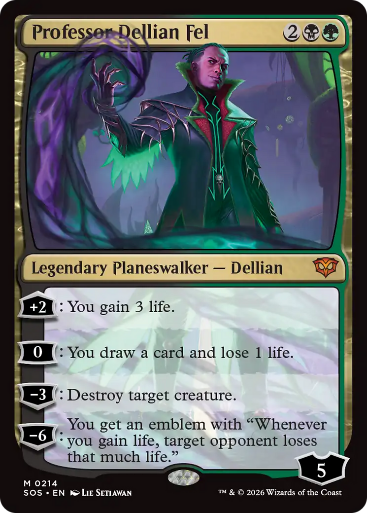 Professor Dellian Fel [Secrets of Strixhaven] | Card Citadel