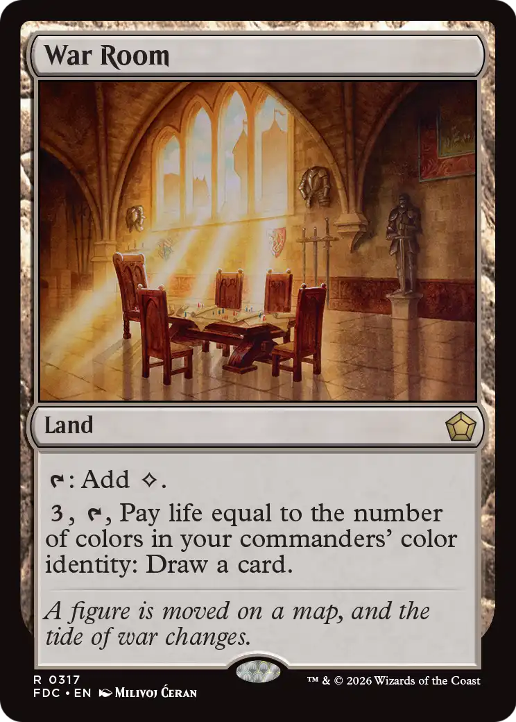 War Room [Foundations Commander] | Card Citadel