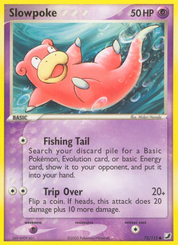 Slowpoke (72/115) [EX: Unseen Forces] | Card Citadel