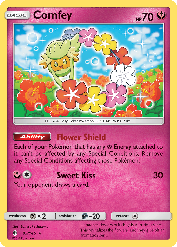 Comfey (93/145) [Sun & Moon: Guardians Rising] | Card Citadel