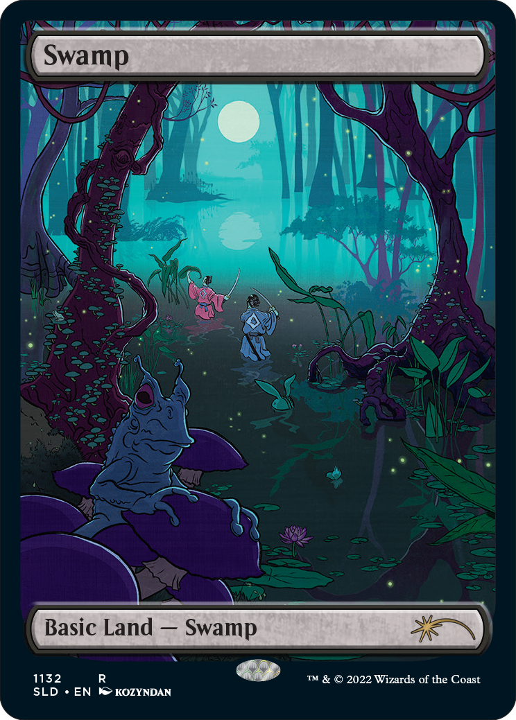 Swamp (1132) (Full-Art) [Secret Lair Drop Series] | Card Citadel