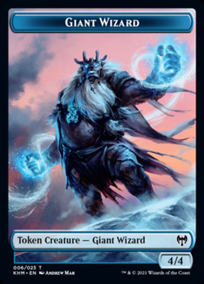 Giant Wizard Token [Kaldheim Tokens] | Card Citadel