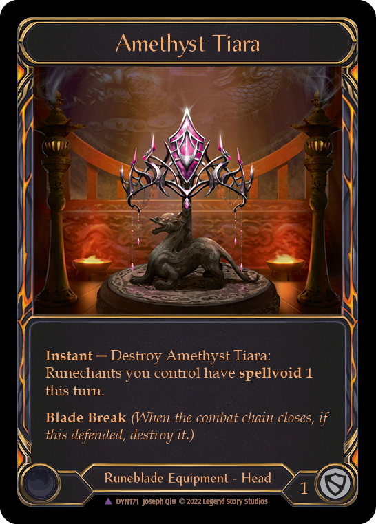 Amethyst Tiara (Marvel) [DYN171] (Dynasty)  Cold Foil | Card Citadel