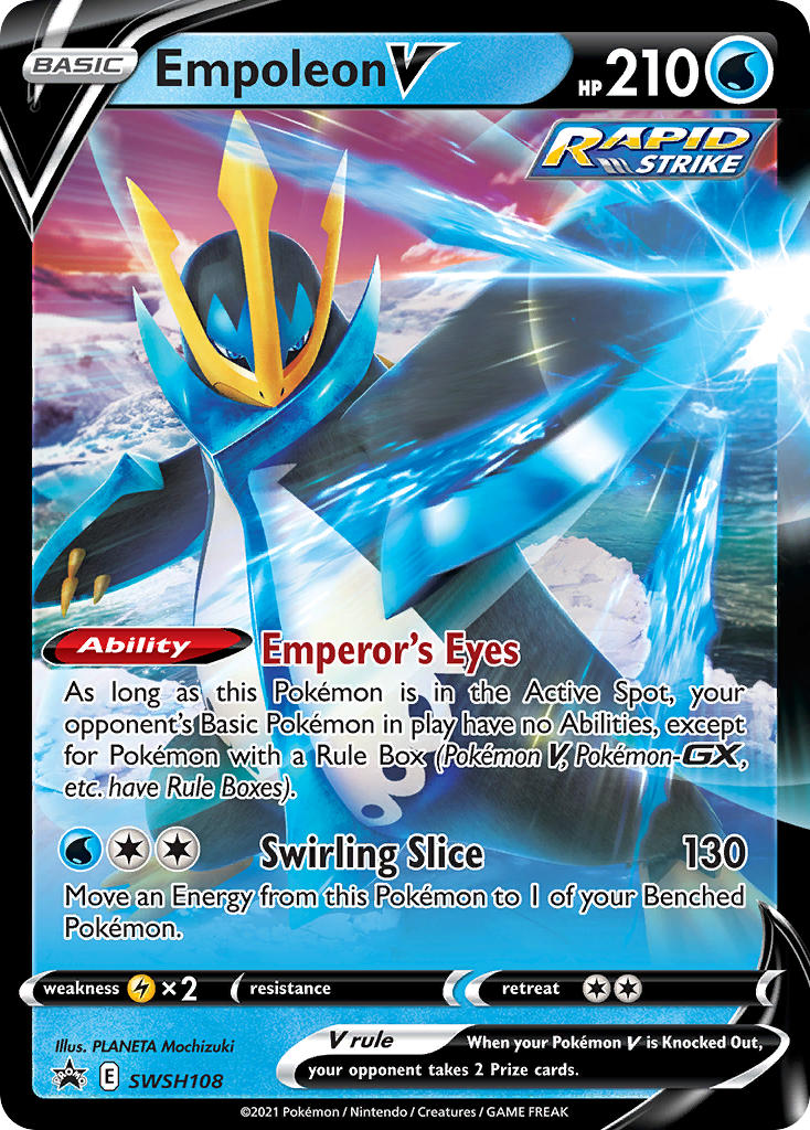 Empoleon V (SWSH108) [Sword & Shield: Black Star Promos] | Card Citadel