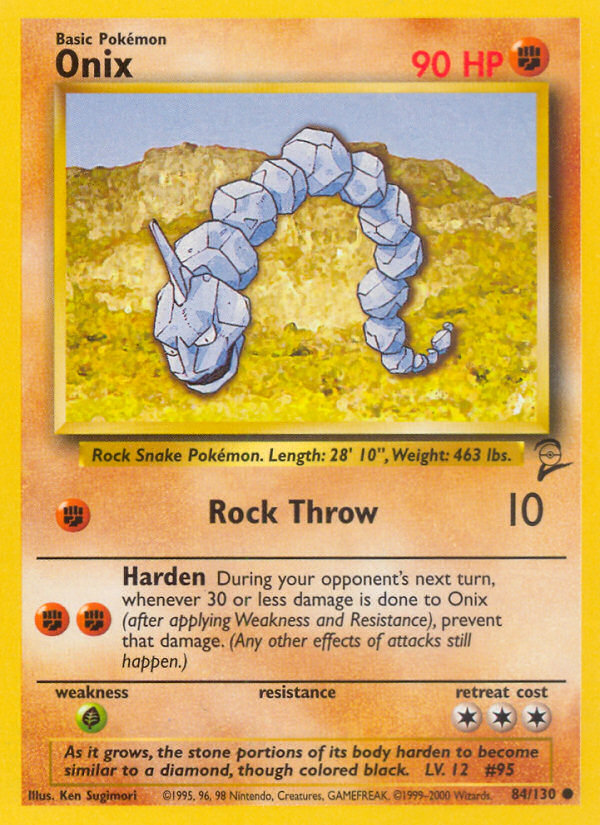 Onix (84/130) [Base Set 2] | Card Citadel