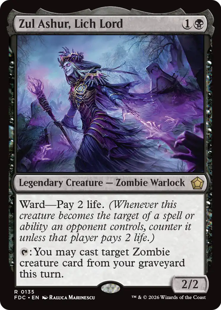 Zul Ashur, Lich Lord [Foundations Commander] | Card Citadel
