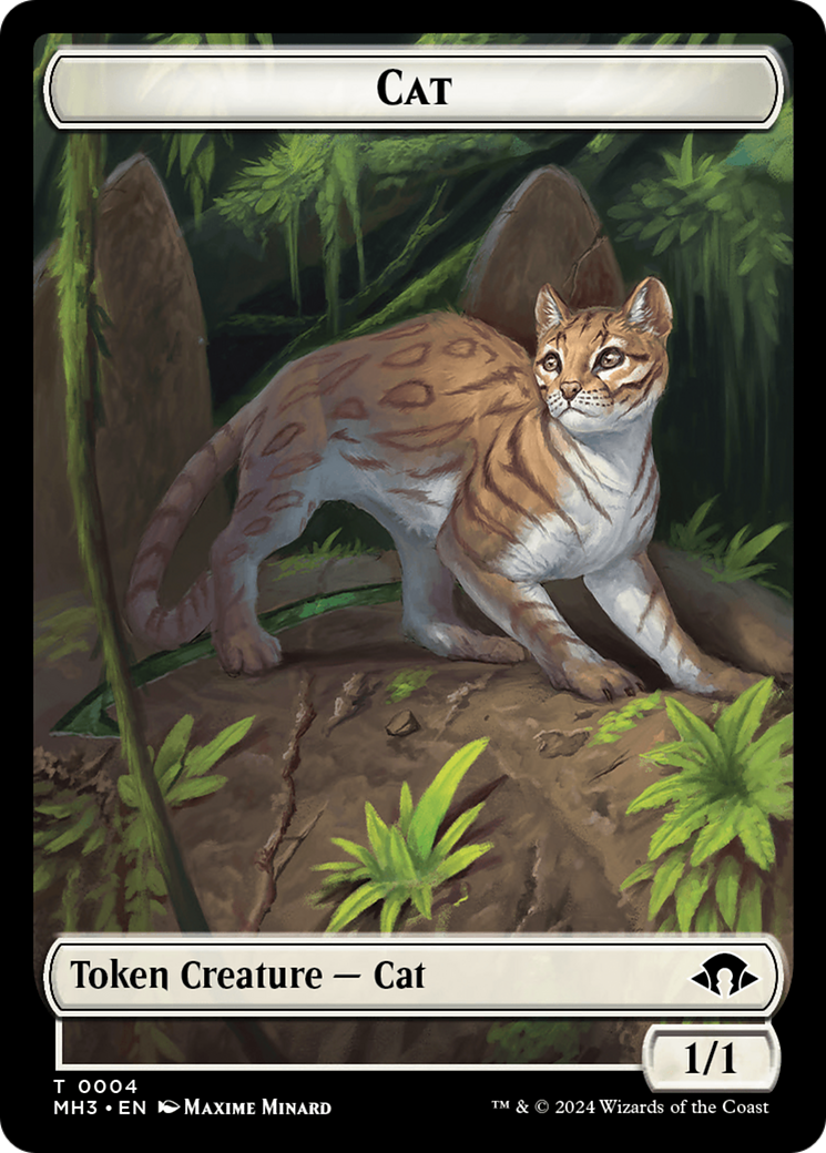 Cat // Energy Reserve Double-Sided Token [Modern Horizons 3 Tokens] | Card Citadel