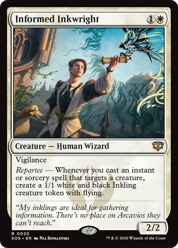 Informed Inkwright [Secrets of Strixhaven] | Card Citadel