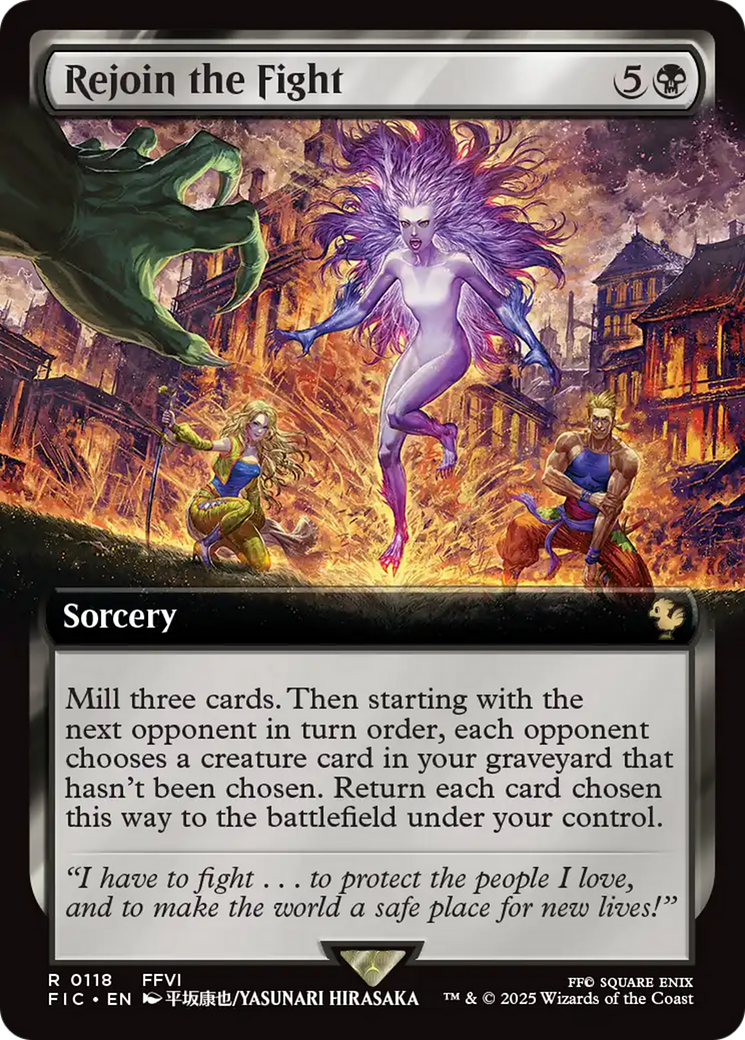 Rejoin the Fight (Extended Art) [FINAL FANTASY Commander] | Card Citadel